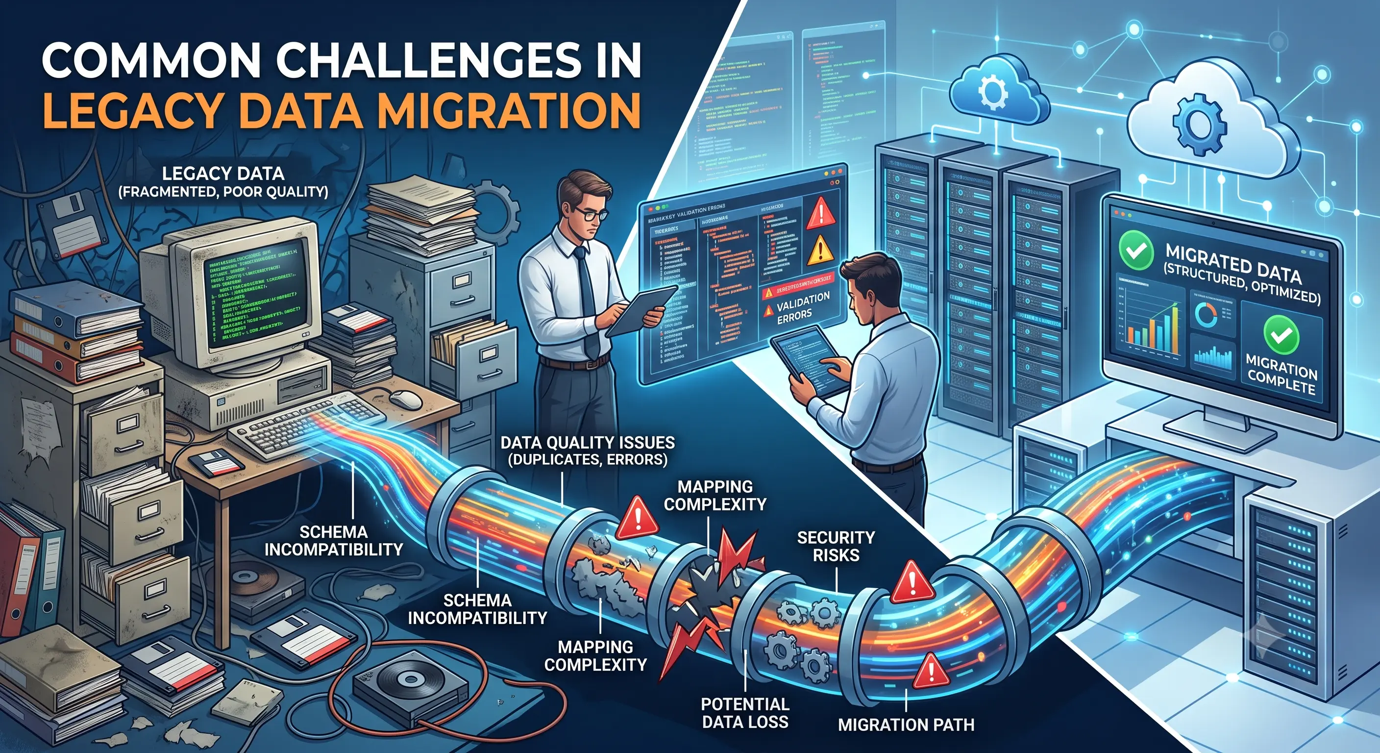 Common Challenges in Legacy Data Migration